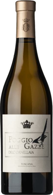 56,95 € Бесплатная доставка | Белое вино Ornellaia Poggio alle Gazze I.G.T. Toscana Тоскана Италия Viognier — Вионье, Sauvignon — Совиньон, Vermentino — Верментино, Verdicchio — Вердиккьо 75 cl