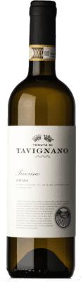 11,95 € Envío gratis | Vino blanco Tavignano D.O.C. Offida Marche Italia Pecorino Botella 75 cl