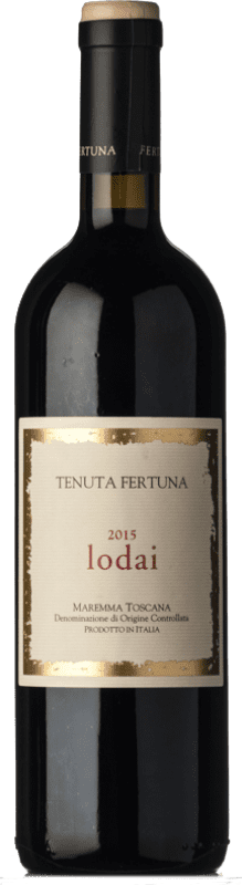 18,95 € Spedizione Gratuita | Vino rosso Fertuna Lodai D.O.C. Maremma Toscana Toscana Italia Cabernet Sauvignon Bottiglia 75 cl