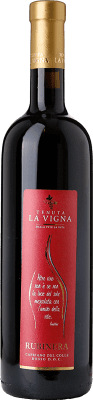 10,95 € Envío gratis | Vino Tinto La Vigna Rubinera D.O.C. Capriano del Colle Lombardia Italia Merlot, Sangiovese, Marzemino Botella 75 cl