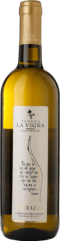 9,95 € Envoi gratuit | Vin blanc La Vigna Torrazza D.O.C. Capriano del Colle Lombardia Italie Trebbiano Bouteille 75 cl