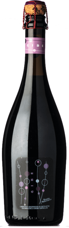 14,95 € Free Shipping | Red wine Pederzana Gibe D.O.C. Lambrusco Grasparossa di Castelvetro Emilia-Romagna Italy Lambrusco Grasparossa Bottle 75 cl