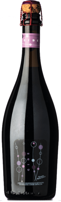 15,95 € Envío gratis | Vino Tinto Pederzana Gibe D.O.C. Lambrusco Grasparossa di Castelvetro Emilia-Romagna Italia Lambrusco 75 cl