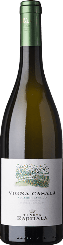 13,95 € Free Shipping | White wine Rapitalà Classico Vigna Casalj D.O.C. Alcamo Sicily Italy Catarratto Bottle 75 cl
