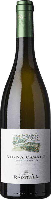 13,95 € Free Shipping | White Wine Rapitalà Vigna Casalj Classic D.O.C. Alcamo Sicily Italy Catarratto 75 cl