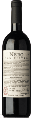 13,95 € Envio grátis | Vinho tinto San Pietro Rosso Nero D.O.C. Monferrato Piemonte Itália Cabernet Sauvignon, Barbera, Albarossa Garrafa 75 cl