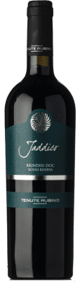27,95 € Kostenloser Versand | Rotwein Tenute Rubino Jaddico Reserve — Gereift D.O.C. Brindisi Apulien Italien Negroamaro, Susumaniello Flasche 75 cl