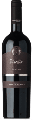 35,95 € Spedizione Gratuita | Vino Rosso Tenute Rubino Visellio I.G.T. Salento Puglia Italia Primitivo 75 cl