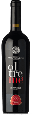 12,95 € Free Shipping | Red wine Tenute Rubino Oltremè I.G.T. Salento Puglia Italy Susumaniello Bottle 75 cl