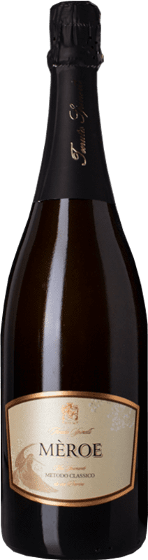 17,95 € 免费送货 | 白起泡酒 Tenute Spinelli Metodo Classico Mèroe 香槟 I.G.T. Marche 马尔凯 意大利 Pecorino 瓶子 75 cl