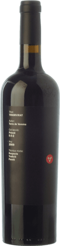 19,95 € Kostenloser Versand | Rotwein Terra de Verema Triumvirat Crianza — Kurze Fassreifung D.O.Ca. Priorat Katalonien Spanien Syrah, Garnacha — Grenache, Cariñena — Carignan Flasche 75 cl