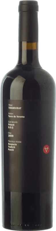 19,95 € Envio grátis | Vinho tinto Terra de Verema Triumvirat Crianza D.O.Ca. Priorat Catalunha Espanha Syrah, Grenache, Carignan Garrafa 75 cl