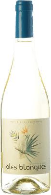 12,95 € Spedizione Gratuita | Vino bianco Terra Remota Ales Blanques Crianza D.O. Catalunya Catalogna Spagna Grenache Bianca Bottiglia 75 cl