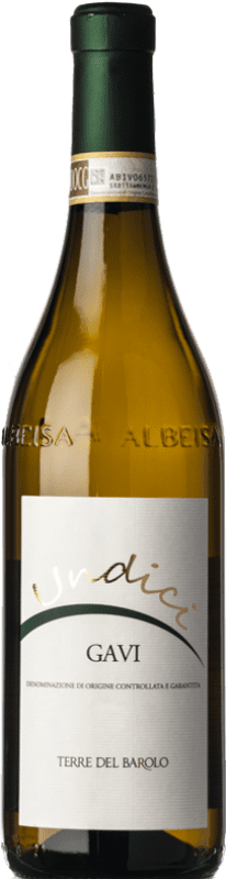 12,95 € Envoi gratuit | Vin blanc Terre del Barolo Undici D.O.C.G. Cortese di Gavi Piémont Italie Cortese Bouteille 75 cl