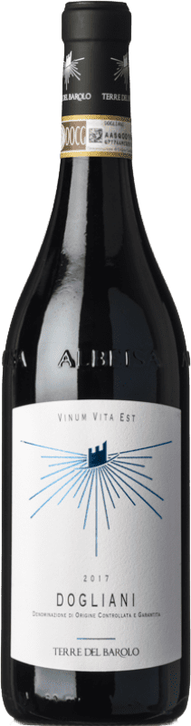 11,95 € Spedizione Gratuita | Vino rosso Terre del Barolo D.O.C. Dogliani Canavese Piemonte Italia Dolcetto Bottiglia 75 cl