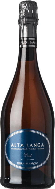 39,95 € Envoi gratuit | Vin Mousseux Blanc Terre del Barolo Brut D.O.C. Alta Langa Piémont Italie Pinot Noir, Chardonnay Bouteille 75 cl