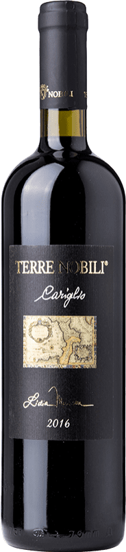 18,95 € Envoi gratuit | Vin rouge Terre Nobili Cariglio I.G.T. Calabria Calabre Italie Magliocco Biologique Bouteille 75 cl