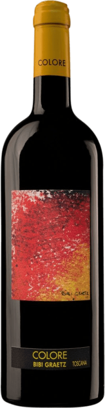 485,95 € Spedizione Gratuita | Vino rosso Bibi Graetz Rosso Colore I.G.T. Toscana Toscana Italia Colorino, Canaiolo Bottiglia 75 cl