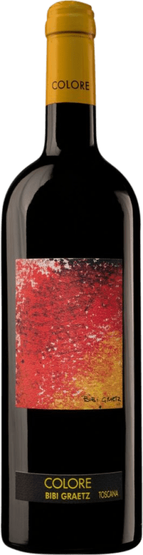 297,95 € Envío gratis | Vino tinto Bibi Graetz Rosso Colore I.G.T. Toscana Toscana Italia Colorino, Canaiolo Botella 75 cl