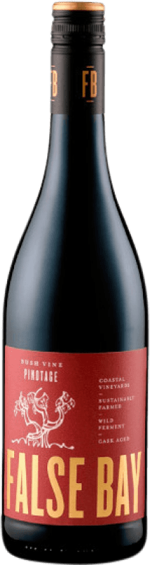 7,95 € Kostenloser Versand | Rotwein False Bay Bushvine I.G. Stellenbosch Coastal Region Südafrika Pinotage Flasche 75 cl