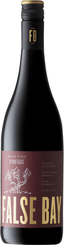 9,95 € 免费送货 | 红葡萄酒 False Bay Bushvine I.G. Stellenbosch Coastal Region 南非 Pinotage — 皮诺塔吉 75 cl