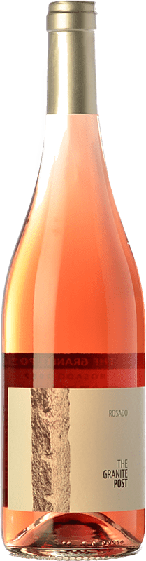 16,95 € 免费送货 | 玫瑰酒 The Granit Post Rosado D.O. Rías Baixas 加利西亚 西班牙 Caíño Black, Espadeiro, Albariño 瓶子 75 cl