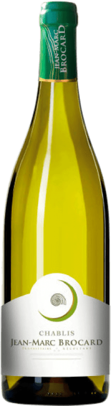 19,95 € Бесплатная доставка | Белое вино Jean-Marc Brocard A.O.C. Chablis Бургундия Франция Chardonnay бутылка 75 cl