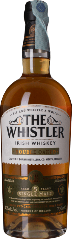 39,95 € Spedizione Gratuita | Whisky Single Malt The Whistler Irish Whiskey Double Oaked Irlanda 5 Anni Bottiglia 70 cl