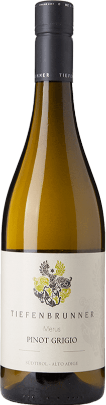 19,95 € Free Shipping | White Wine Tiefenbrunner Merus D.O.C. Alto Adige Trentino-Alto Adige Italy Pinot Gris Bottle 75 cl