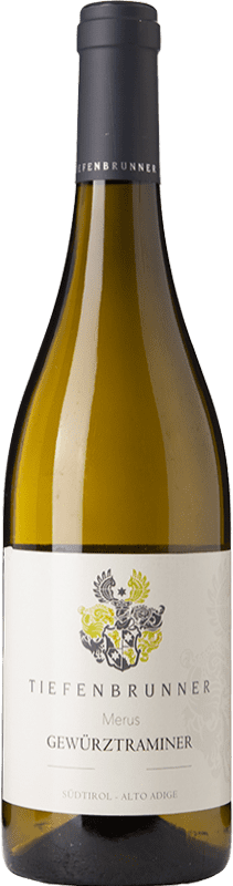 16,95 € Бесплатная доставка | Белое вино Tiefenbrunner Merus D.O.C. Alto Adige Трентино-Альто-Адидже Италия Gewürztraminer бутылка 75 cl