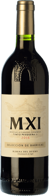 33,95 € Free Shipping | Red wine Pesquera MXI Selección de Barricas Aged D.O. Ribera del Duero Castilla y León Spain Tempranillo Bottle 75 cl