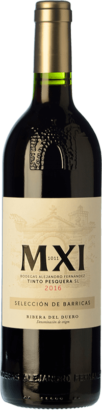 31,95 € Envio grátis | Vinho Tinto Pesquera MXI Seleção Barrica D.O. Ribera del Duero Castela e Leão Espanha Tempranillo Garrafa 75 cl