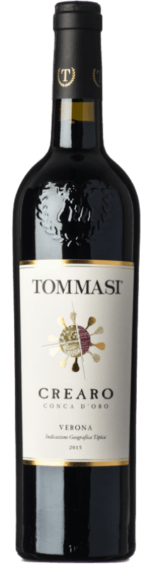 21,95 € Free Shipping | Red wine Tommasi Crearo Conca d'Oro I.G.T. Veronese Veneto Italy Cabernet Franc, Corvina, Oseleta Bottle 75 cl