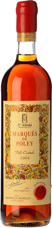 164,95 € 免费送货 | 强化酒 Toro Albalá Marqués Poley Palo Cortado 1964 D.O. Montilla-Moriles 安达卢西亚 西班牙 Pedro Ximénez 瓶子 75 cl