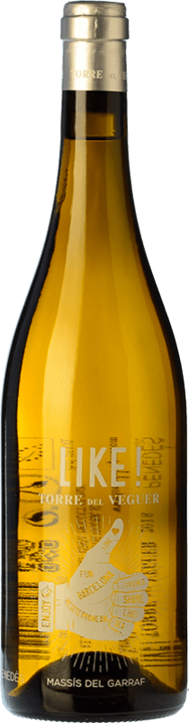 5,95 € Kostenloser Versand | Weißwein Torre del Veguer Like! Alterung D.O. Penedès Katalonien Spanien Muskat, Xarel·lo Flasche 75 cl