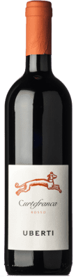 11,95 € 送料無料 | 赤ワイン Uberti Rosso D.O.C. Curtefranca ロンバルディア イタリア Merlot, Cabernet Sauvignon, Cabernet Franc, Nebbiolo ボトル 75 cl