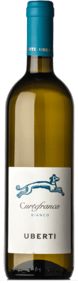11,95 € Бесплатная доставка | Белое вино Uberti Bianco D.O.C. Curtefranca Ломбардии Италия Chardonnay, Pinot White бутылка 75 cl