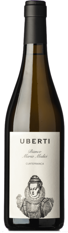 22,95 € Envoi gratuit | Vin blanc Uberti Maria Medici Bianco D.O.C. Curtefranca Lombardia Italie Chardonnay Bouteille 75 cl