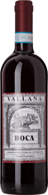 32,95 € Бесплатная доставка | Красное вино Vallana D.O.C. Boca Пьемонте Италия Nebbiolo, Vespolina, Rara бутылка 75 cl