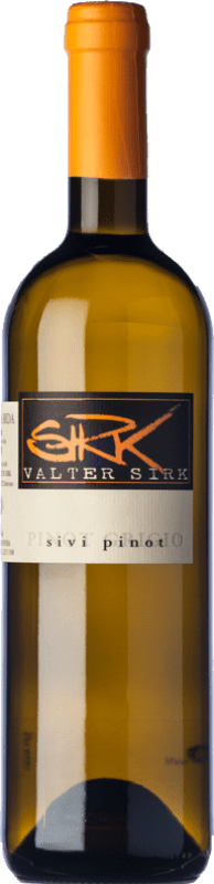 18,95 € Бесплатная доставка | Белое вино Valter Sirk I.G. Primorska Goriška Brda Словения Pinot Grey бутылка 75 cl