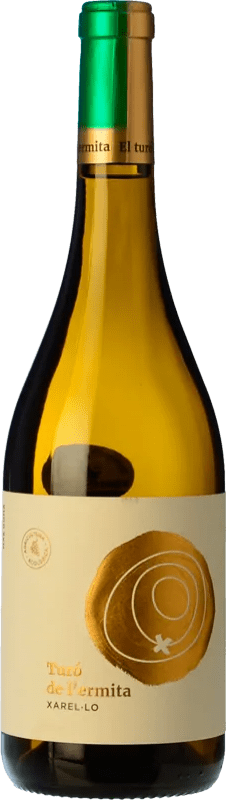 11,95 € Spedizione Gratuita | Vino bianco Vendrell Olivella Turó de l'Ermita Crianza D.O. Penedès Catalogna Spagna Xarel·lo Bottiglia 75 cl