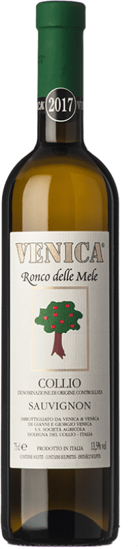 45,95 € Envío gratis | Vino blanco Venica & Venica Ronco delle Mele D.O.C. Collio Goriziano-Collio Friuli-Venezia Giulia Italia Sauvignon Botella 75 cl