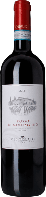 19,95 € Envoi gratuit | Vin rouge Ventolaio D.O.C. Rosso di Montalcino Toscane Italie Sangiovese Bouteille 75 cl