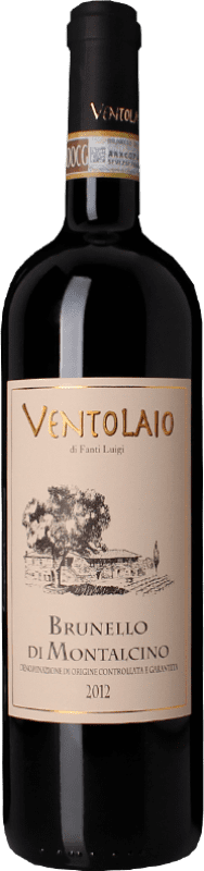 46,95 € Spedizione Gratuita | Vino rosso Ventolaio D.O.C.G. Brunello di Montalcino Toscana Italia Sangiovese Bottiglia 75 cl