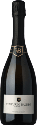 18,95 € 送料無料 | 白スパークリングワイン Venturini Baldini Metodo Classico Brut I.G.T. Emilia Romagna エミリア=ロマーニャ イタリア Pinot Black, Chardonnay, Pinot Meunier ボトル 75 cl