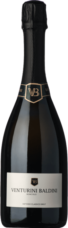 18,95 € Free Shipping | White sparkling Venturini Baldini Metodo Classico Brut I.G.T. Emilia Romagna Emilia-Romagna Italy Pinot Black, Chardonnay, Pinot Meunier Bottle 75 cl