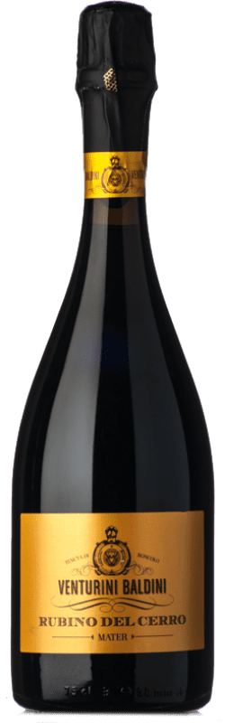 17,95 € Envio grátis | Espumante tinto Venturini Baldini Lambrusco Rubino del Cerro Brut D.O.C. Reggiano Emília-Romanha Itália Lambrusco Salamino, Lambrusco Grasparossa, Lambrusco Garrafa 75 cl