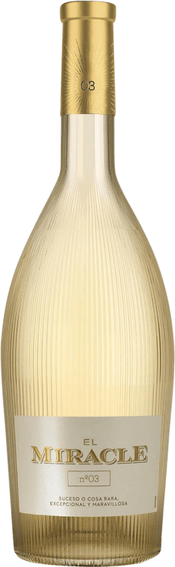 10,95 € Spedizione Gratuita | Vino bianco Vicente Gandía El Miracle Nº 3 D.O. Valencia Comunità Valenciana Spagna Malvasía, Moscato, Macabeo, Merseguera Bottiglia 75 cl