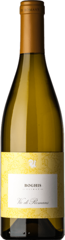 69,95 € Envio grátis | Vinho branco Vie di Romans Boghis D.O.C. Friuli Isonzo Friuli-Venezia Giulia Itália Chardonnay Garrafa 75 cl