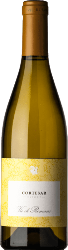 69,95 € Envio grátis | Vinho branco Vie di Romans Cortesar D.O.C. Friuli Isonzo Friuli-Venezia Giulia Itália Chardonnay Garrafa 75 cl